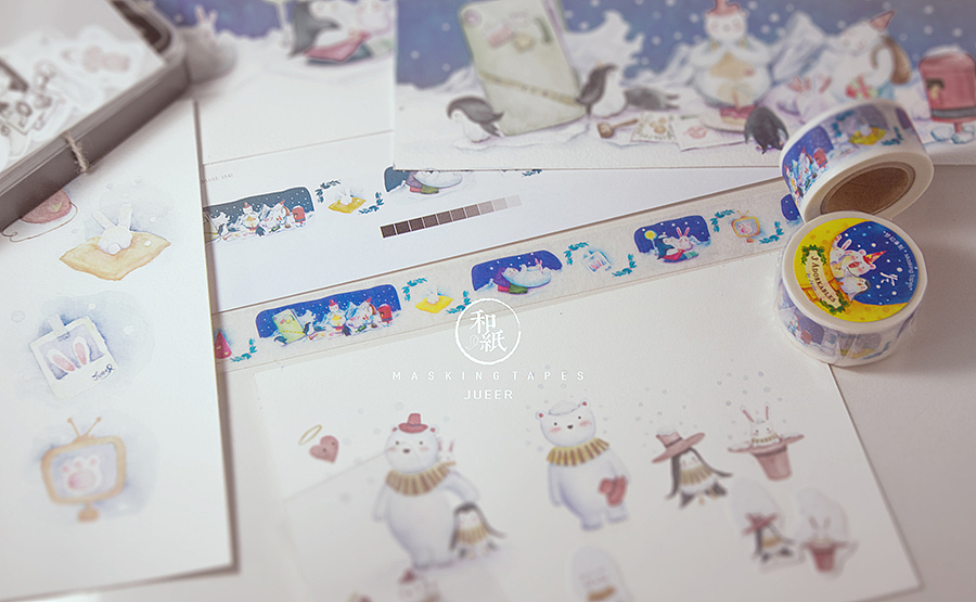 和纸胶带呆萌三宝3Adorkables