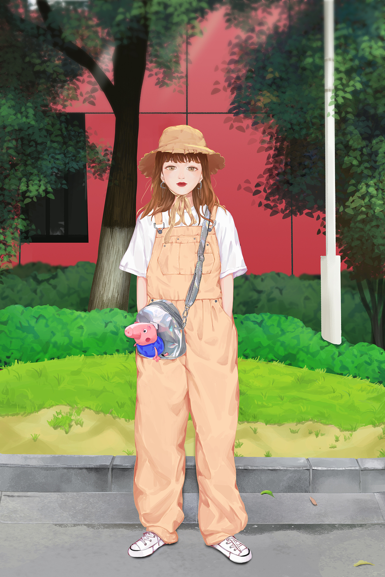 自画（图ZMTI3MTE3OTA4） - 创作习作 - 站酷设计师橘子没了啊原创素材 - 站酷ZCOOL