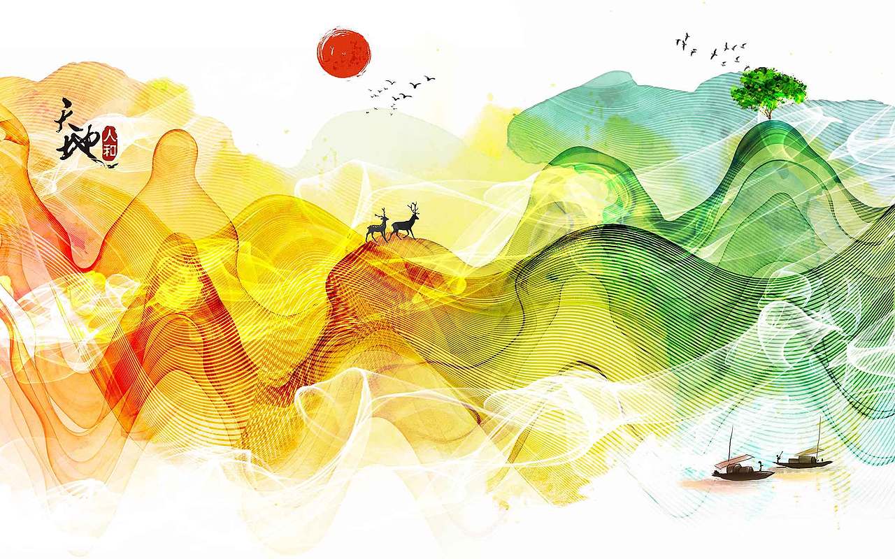 山水（图ZMjY0NzUyOTM2） - 其他 - 站酷设计师罗银洁原创素材 - 站酷ZCOOL
