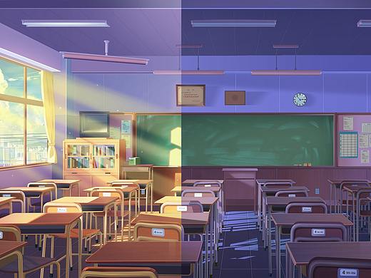 二次元场景原画