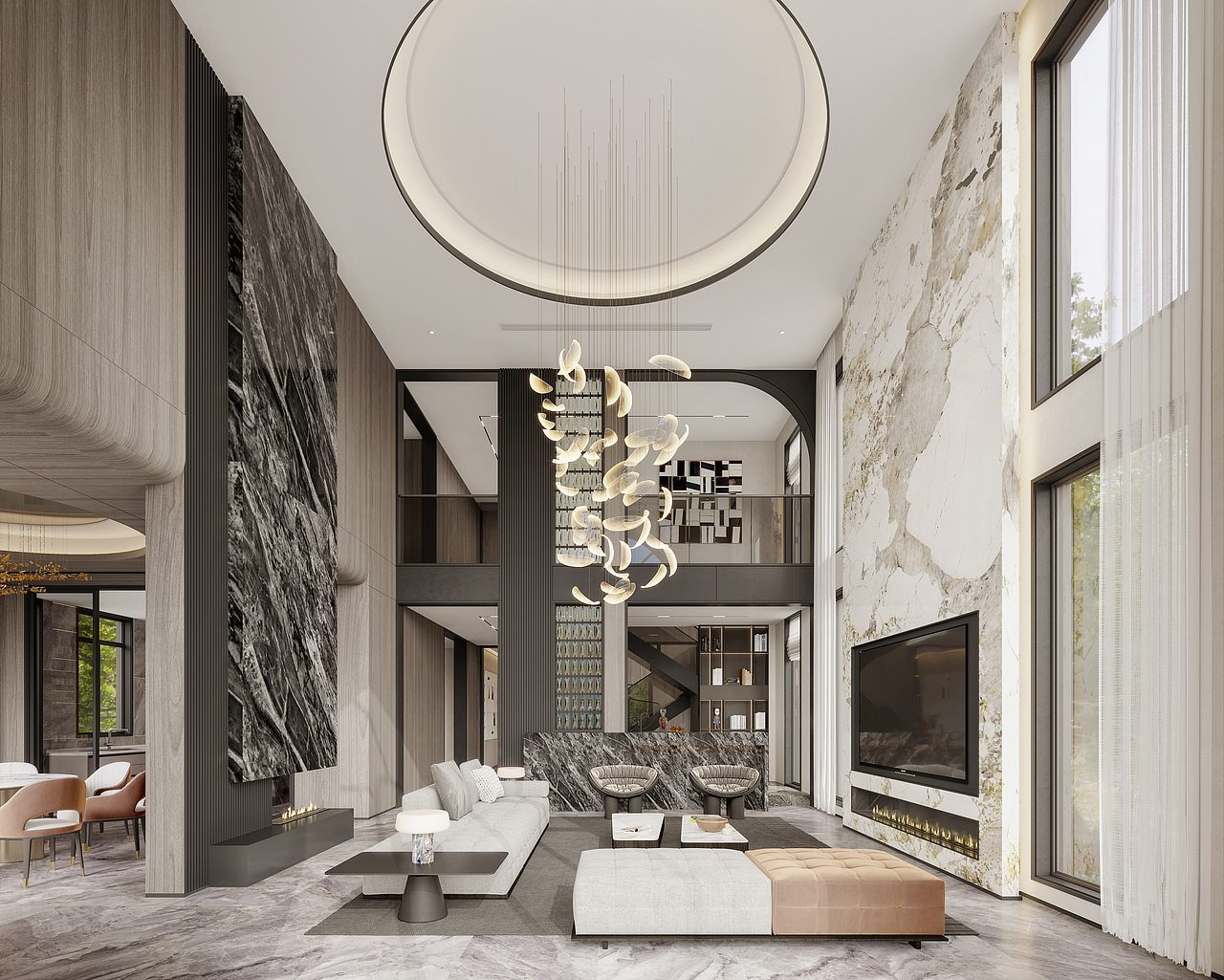 汤臣 | 别墅（图ZMjY4OTg2Mzc2） - 家装设计 - 站酷设计师Jinx_Biaoxian原创素材 - 站酷ZCOOL