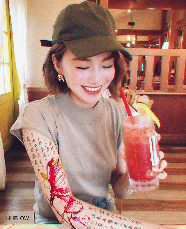 李纹肆纹身设计图