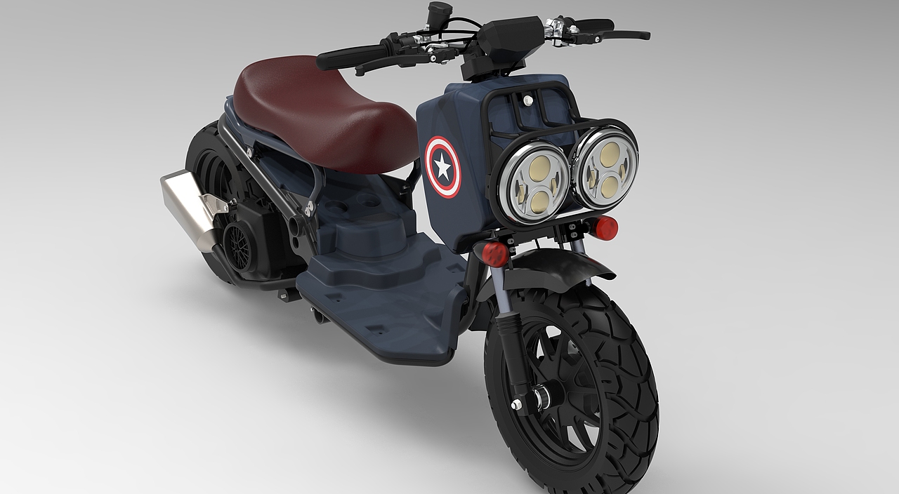 騎上我心愛的小摩托（圖ZMTkxNzIzMDQ0） - 交通工具 - 站酷設(shè)計師漫客公社原創(chuàng)素材 - 站酷ZCOOL