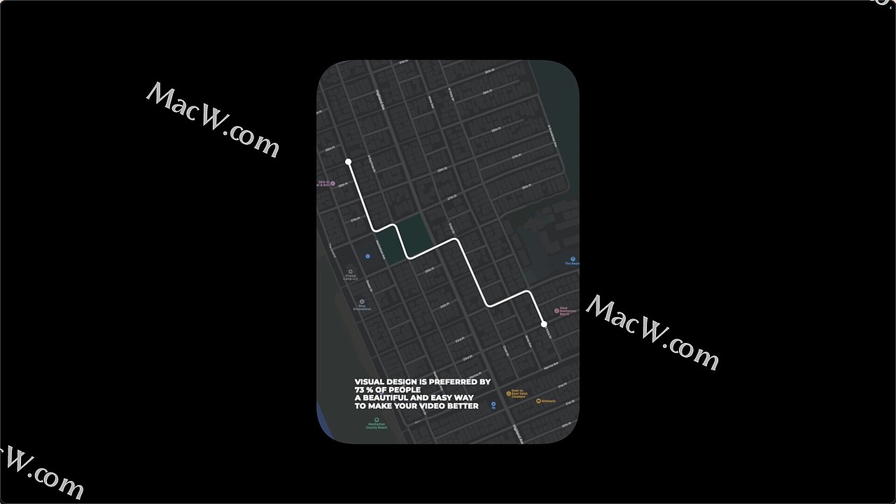 FCPX插件：地图线条路径动画预设Map Route Animations（图ZMjg5OTE3OTQ0） - 其他空间 - 站酷设计师Mac小小木子李原创素材 - 站酷ZCOOL
