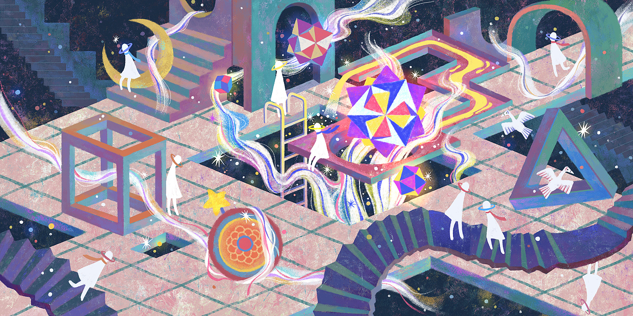 扁平场景插画（图ZMjY2NDQ1MzYw） - 创作习作 - 站酷设计师廿廿廿一原创素材 - 站酷ZCOOL