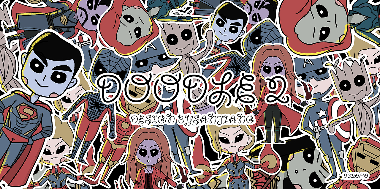 对称轴doodle小人