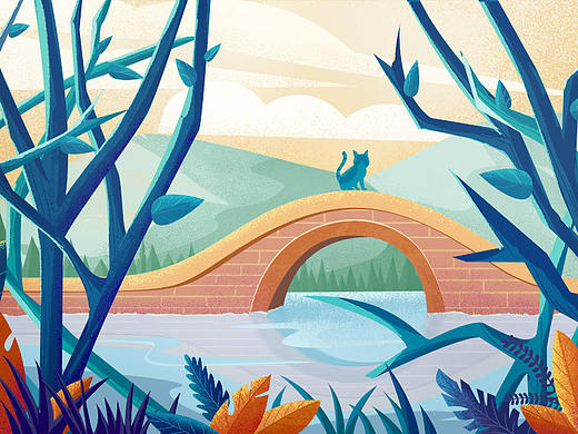  风景插画--旅行（二）