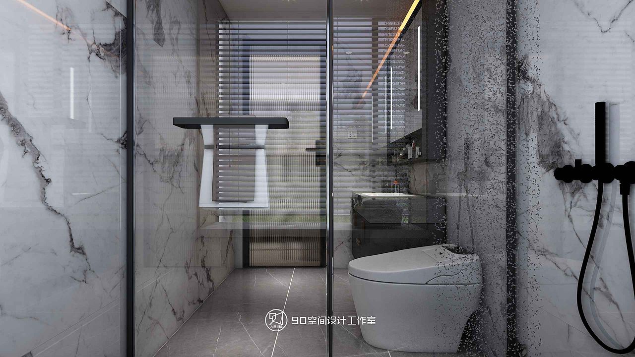 90空间设计∣《黑与白》157平方现代（图ZMjgyMjMzNzQw） - 家装设计 - 站酷设计师设计师赵响原创素材 - 站酷ZCOOL