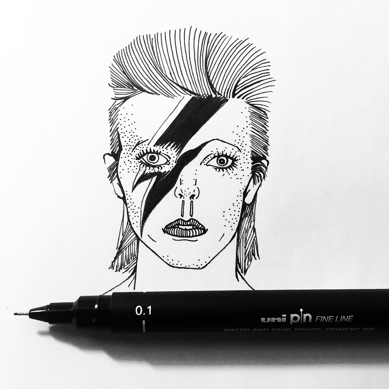 大卫鲍伊David Bowie（图ZMTQ3NTI4MDA4） - 创作习作 - 站酷设计师Senora豆子原创素材 - 站酷ZCOOL