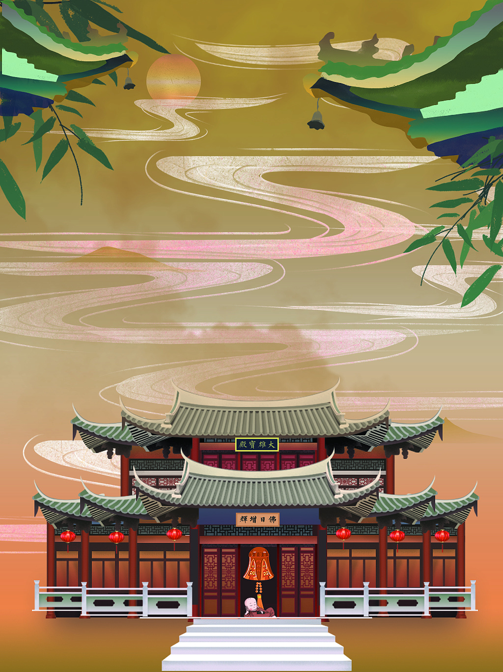 汴京|原创插画设计|汴梁八景图鉴