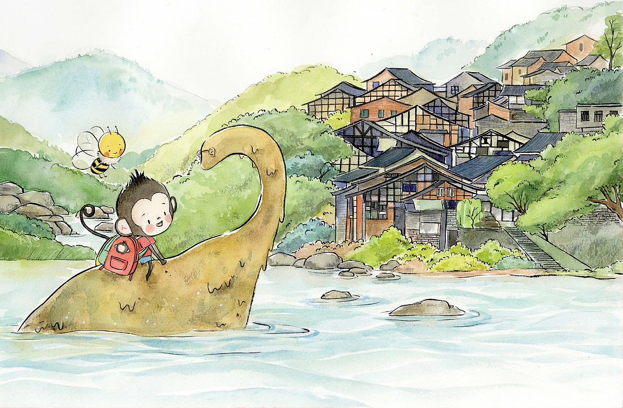 兒童繪本《不怕壓力的班長》（節(jié)選）（圖ZMjg1NjQ0NTE2） - 繪本 - 站酷設(shè)計師Giam_原創(chuàng)素材 - 站酷ZCOOL