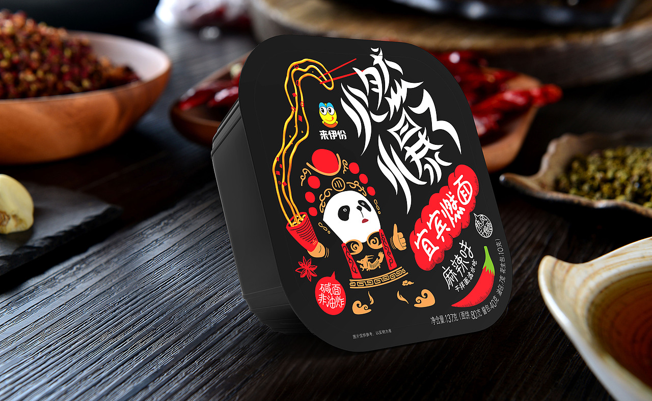 来伊份燃爆了燃面