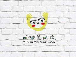 一心美術(shù)LOGO標(biāo)志設(shè)計(jì)