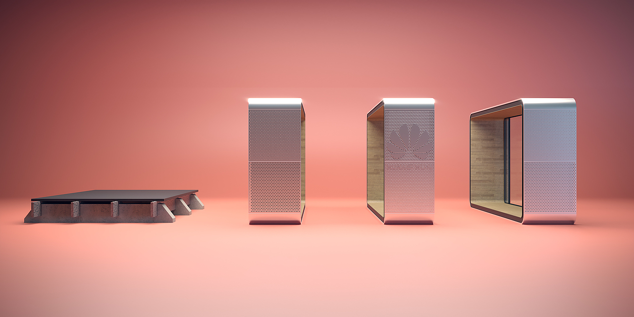 胶囊空间概念设计效果图