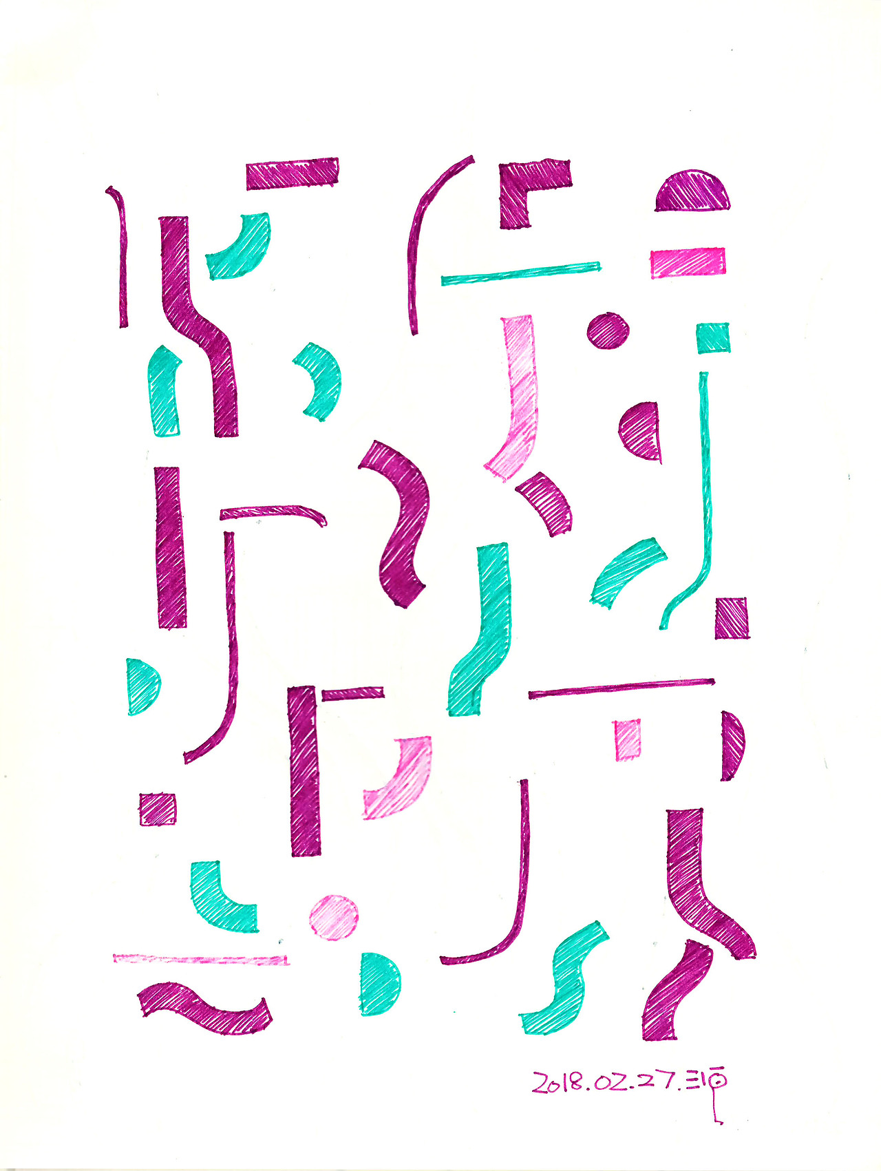 手绘涂鸦小习作(Part 5)