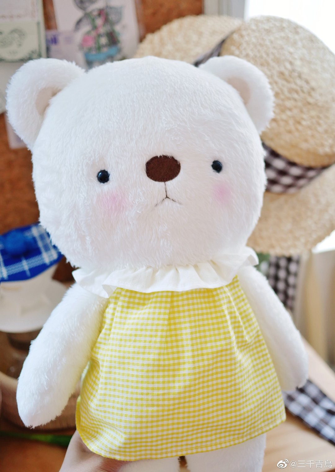 苏小妙原创自制毛绒玩偶--朵朵/妖妖/珍珍