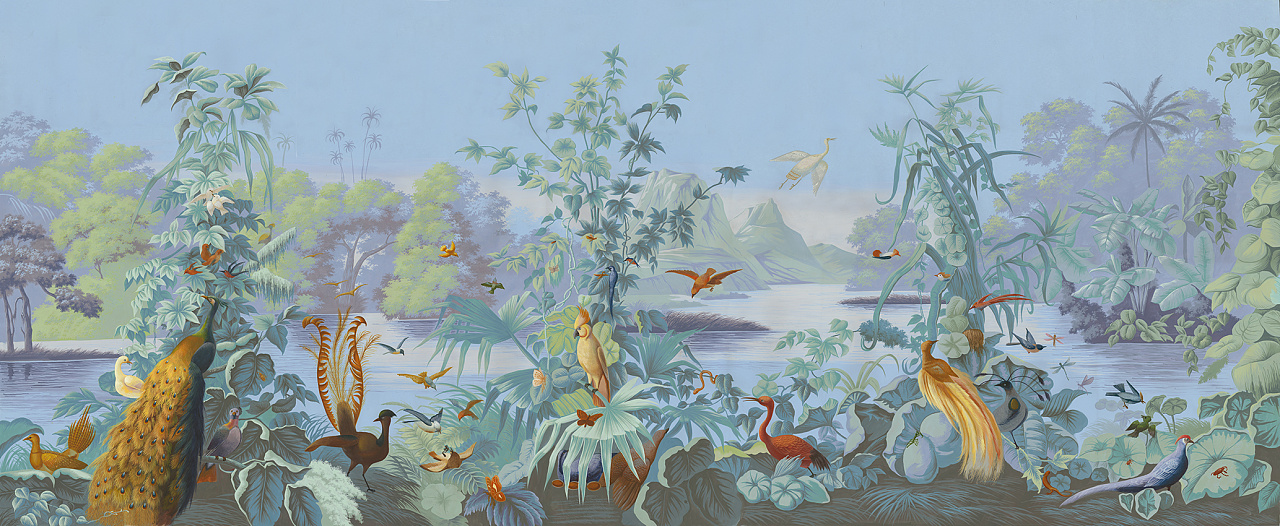 艾嘉利壁画(西洋画雨林篇)