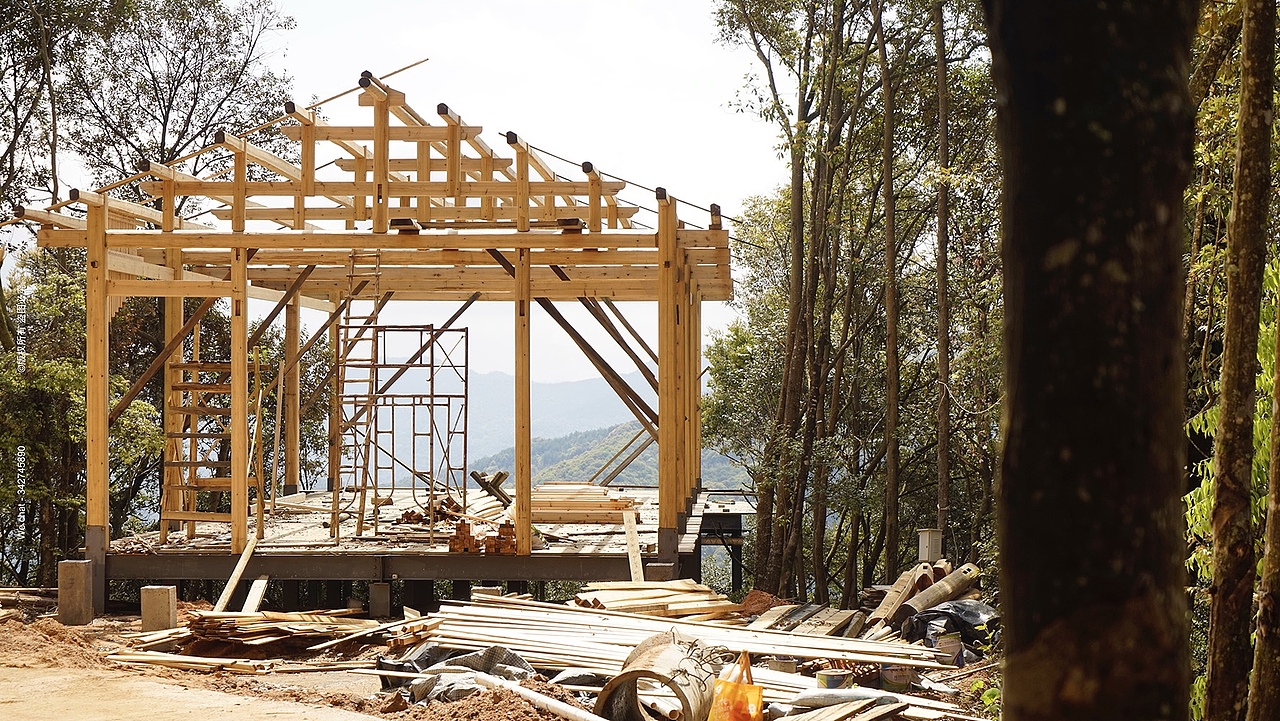 摄影日常 | 山上的小木屋