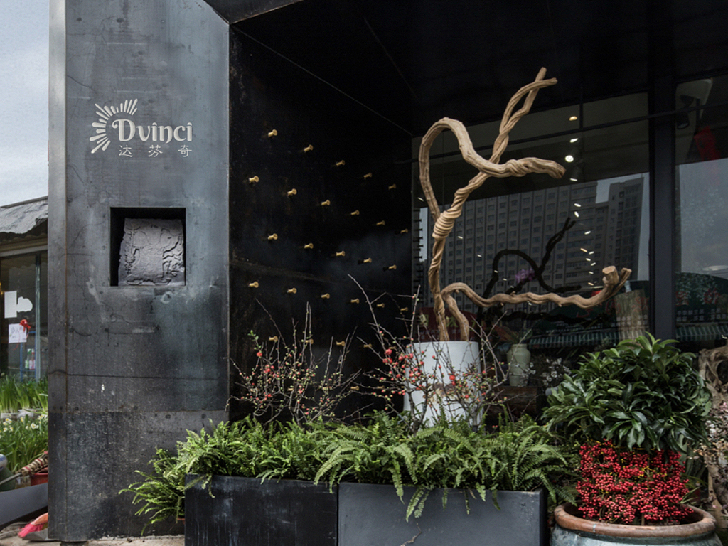 达芬奇花店品牌Logo平面设计（图ZMTc0MTcwMzk2） - Logo - 站酷设计师jemmajemmamin原创素材 - 站酷ZCOOL