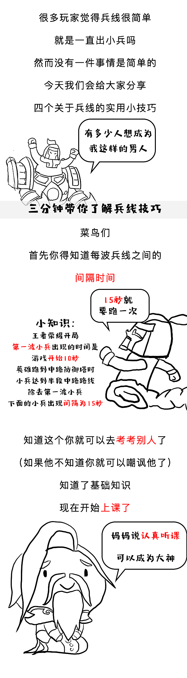 【荣耀课题】，解读兵线四大实用技巧，摆脱小学生。（图ZODkzNTYyMTY=） - 绘画 - 站酷设计师臧翔宇原创素材 - 站酷ZCOOL