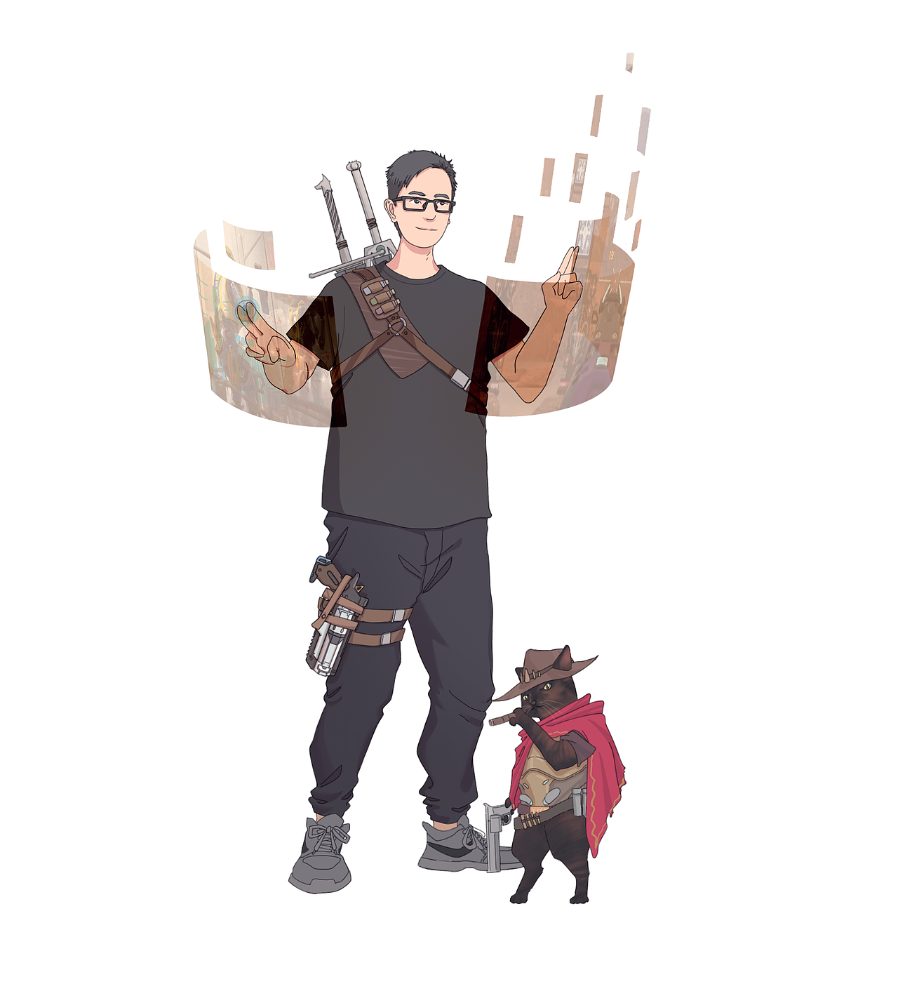 原筑传媒公司人物群像（图ZMjc3OTA4NTQ4） - 创作习作 - 站酷设计师Watcher404原创素材 - 站酷ZCOOL