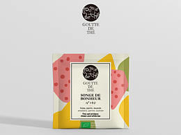 巴黎小眾茶 Goutthe de thé 茶包茶盒包裝設計