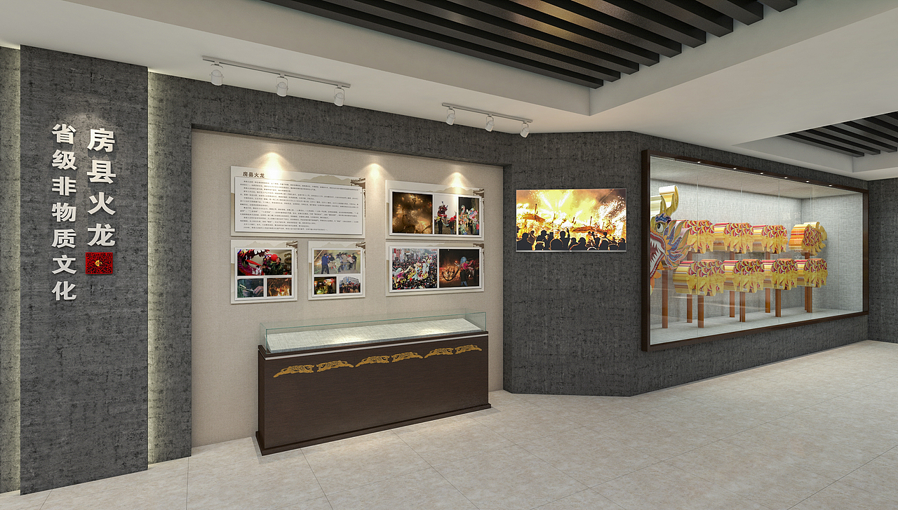 非物质文化遗产展厅（图ZMTM4MjA2MDUy） - 建筑/空间 - 站酷设计师chinafeel原创素材 - 站酷ZCOOL