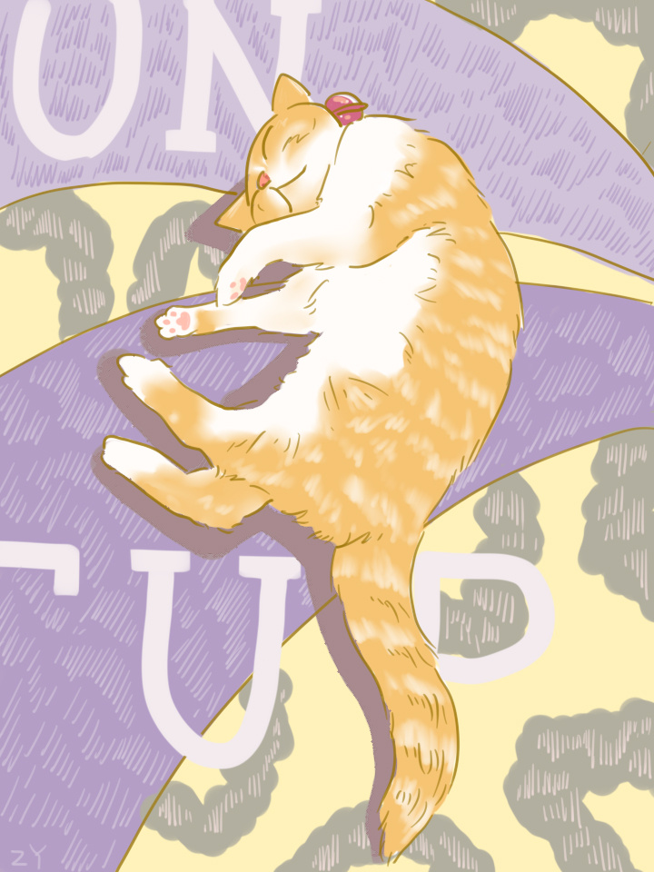 橘猫壁纸卡通图片