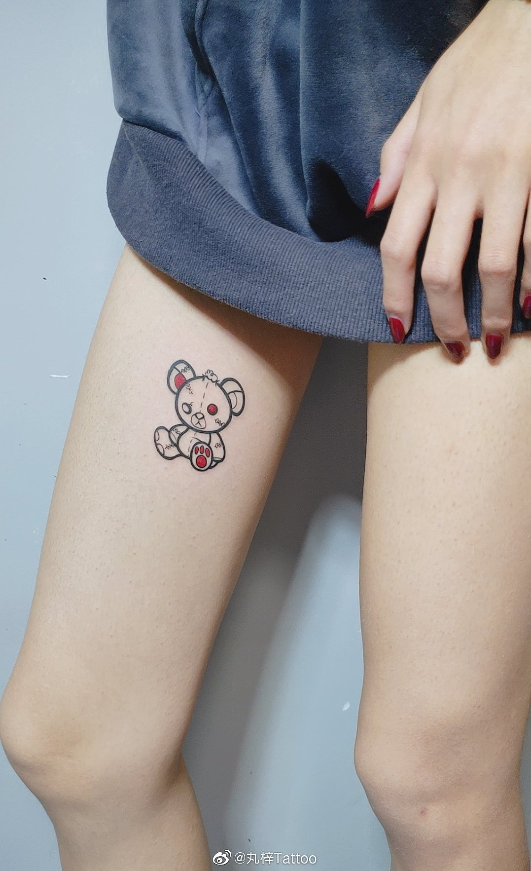可爱小熊纹身