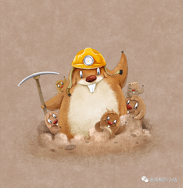 更新一些拟人动物、静物与建筑的元素（图ZOTYyNDU5NTY=） - 儿童插画 - 站酷设计师鱼雨桐原创素材 - 站酷ZCOOL