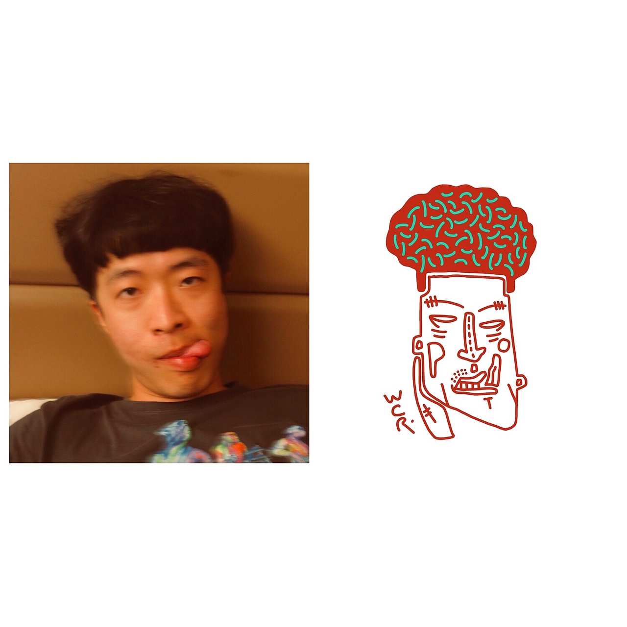 FaceDoodle/怪相涂鸦/丑叔WCR（图ZMTk3ODg5NTgw） - 新锐潮流插画 - 站酷设计师王晨睿原创素材 - 站酷ZCOOL