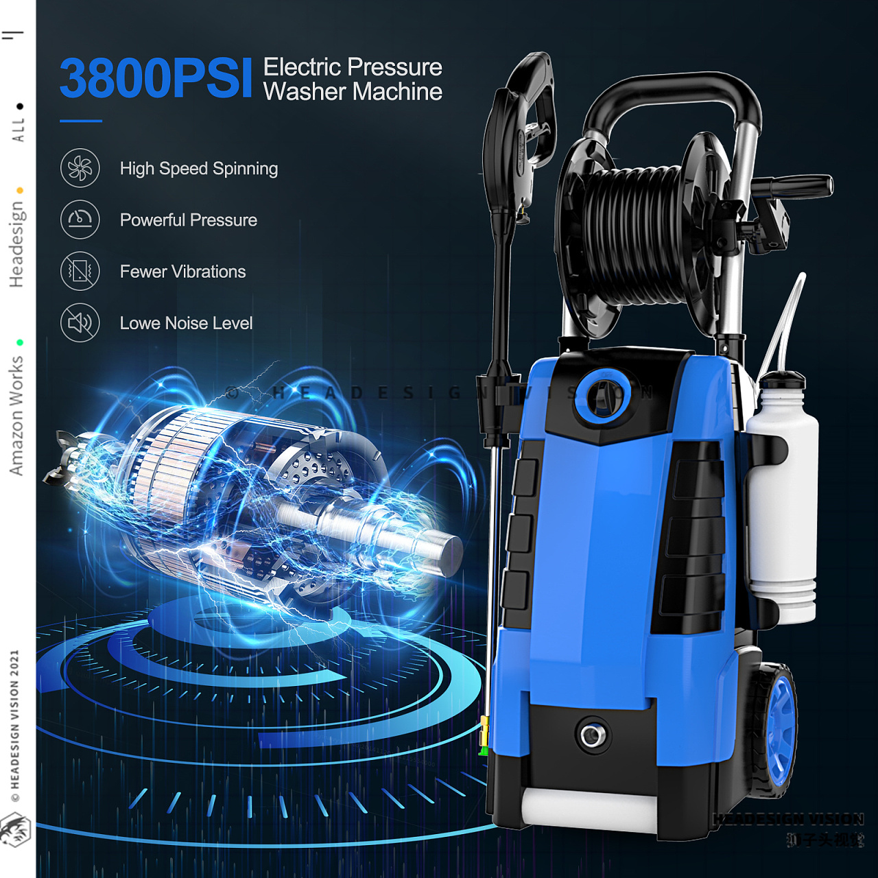 清洗机产品拍摄_主图设计_a 页面设计-狮子头视觉