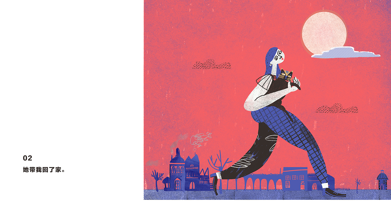 绘本《和她在一起的136天》（图ZMTU2NDI3MTk2） - 绘本 - 站酷设计师拥有千张脸的阿吉原创素材 - 站酷ZCOOL