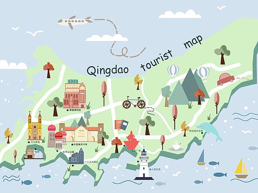 青岛旅游地图