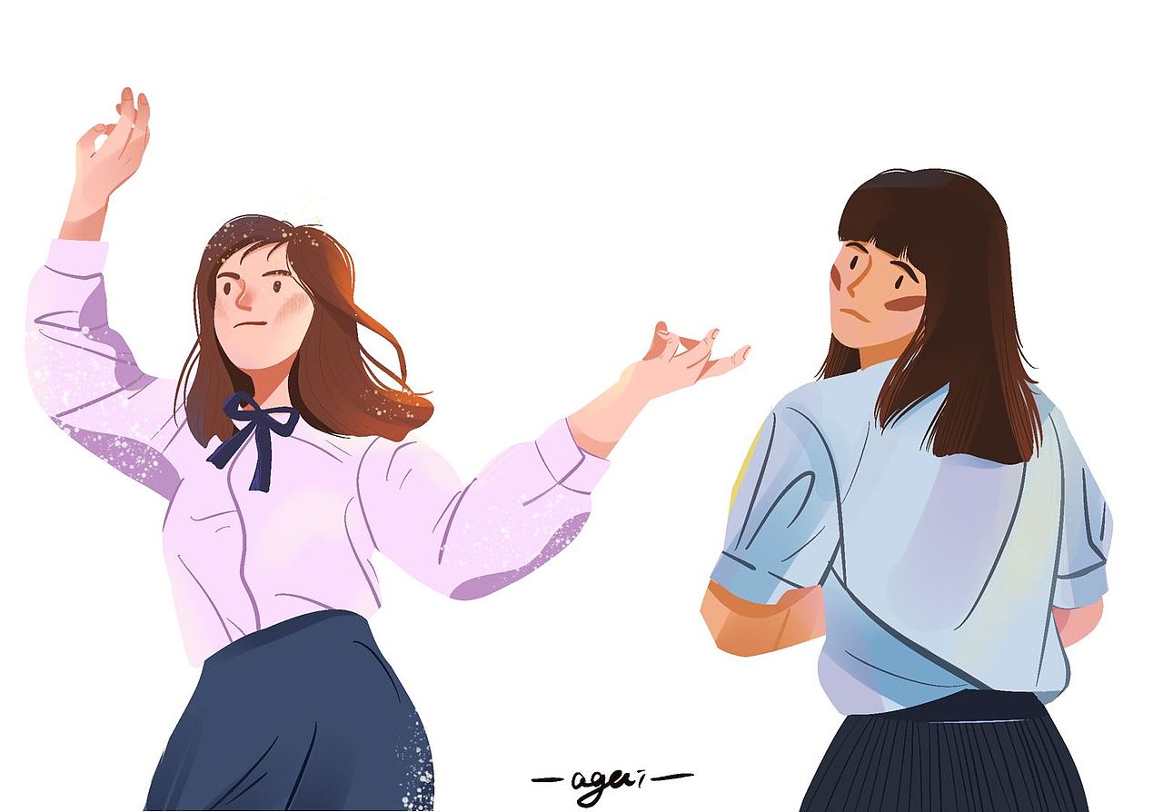2021—人物插画总结（图ZMjgzMDcxODEy） - 商业插画 - 站酷设计师啊盖桑原创素材 - 站酷ZCOOL