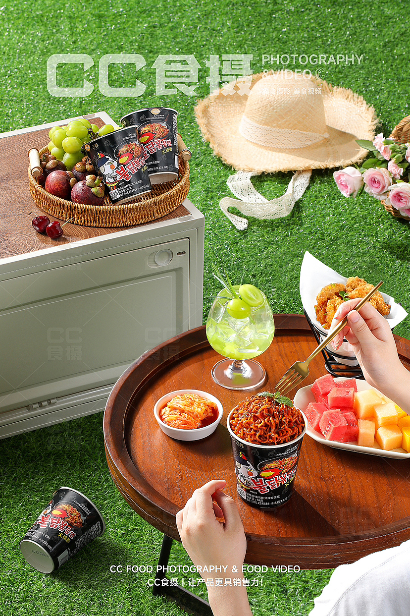 CC食摄x三养火鸡面