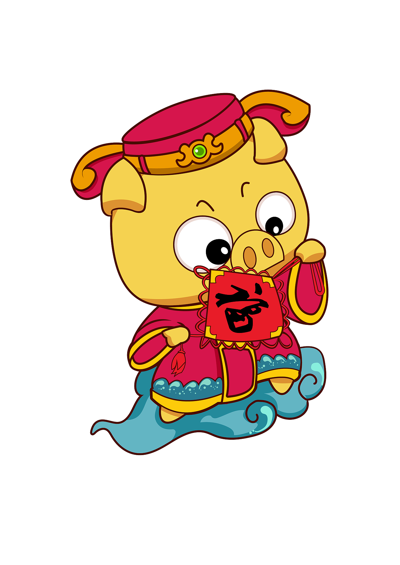 祝大家“鸡年快乐，大吉大利”。（图ZNzQ0NjQ2MzI=） - 商业插画 - 站酷设计师Iwillbe原创素材 - 站酷ZCOOL