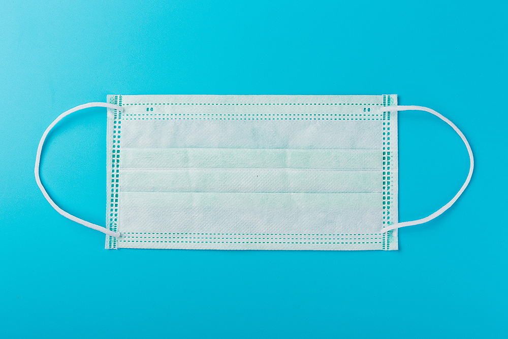 口罩白底静物图   模特图拍摄