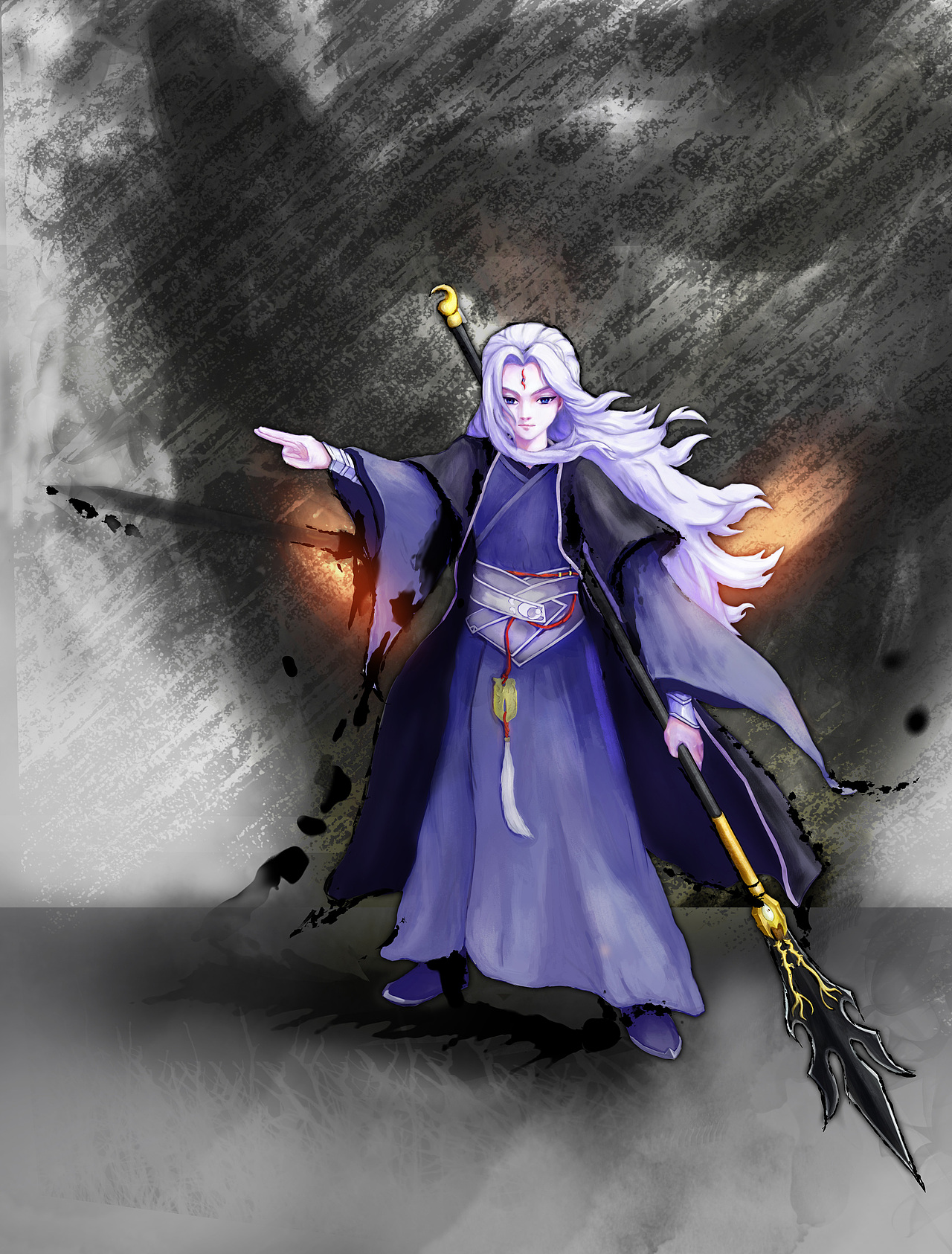 杨戬|动漫|其他动漫|灵魂渣画_原创作品-站酷(zcool)