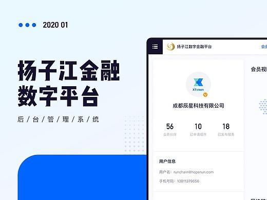 后台管理系统-扬子江金融