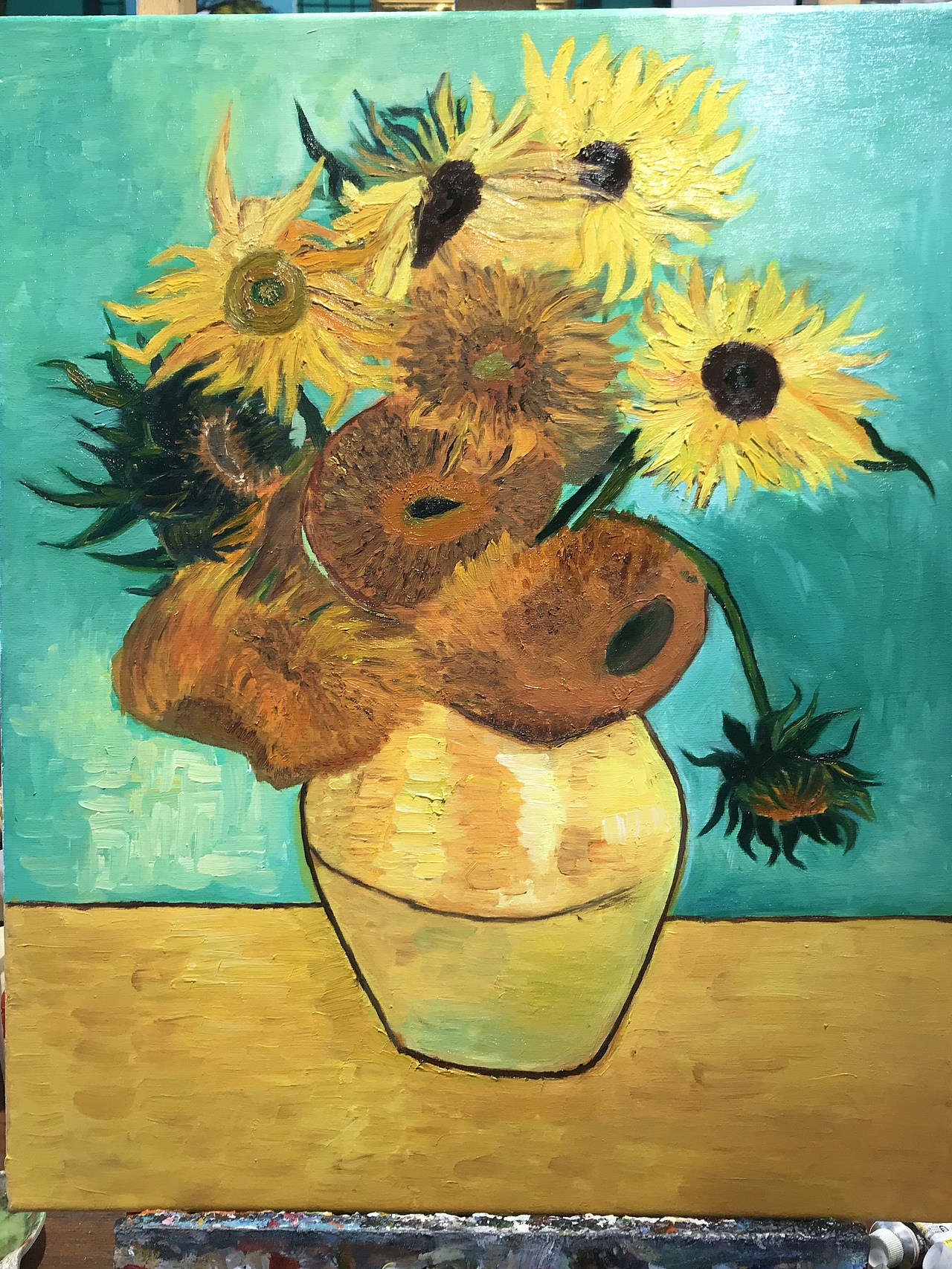 2019年部分油画临摹练习