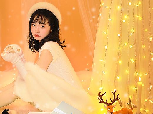 白色圣诞节写真