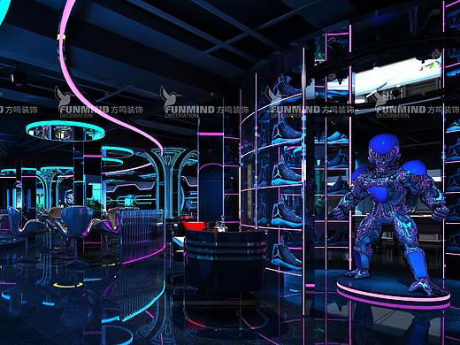 酒吧设计对电竞科技元素的浅尝辄止~创战纪 电竞酒吧