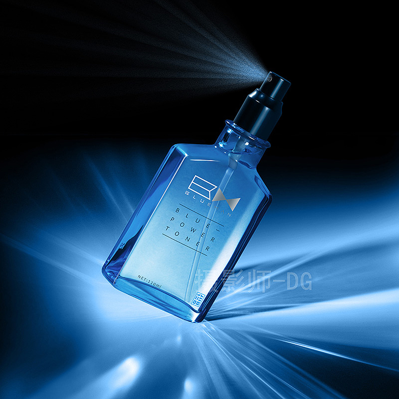 化妆品玻璃质感精修