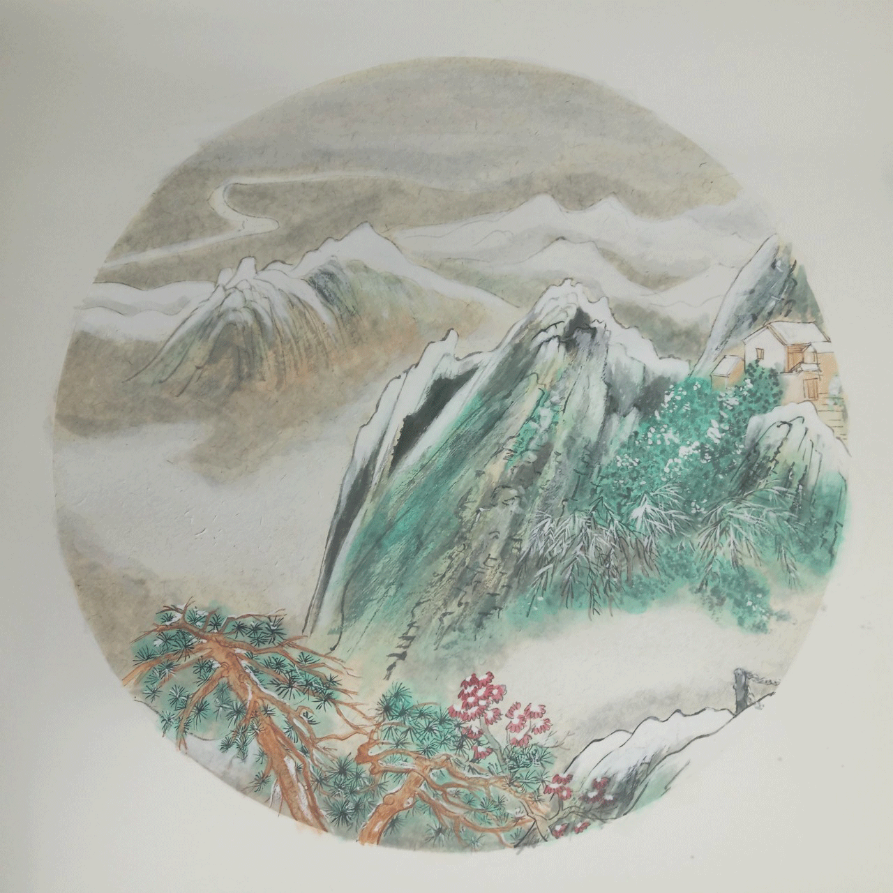 山水，工笔，水彩，青绿山水，素描，彩铅大合集（图ZMTgyMTEyMDU2） - 绘画 - 站酷设计师学长有点帅原创素材 - 站酷ZCOOL