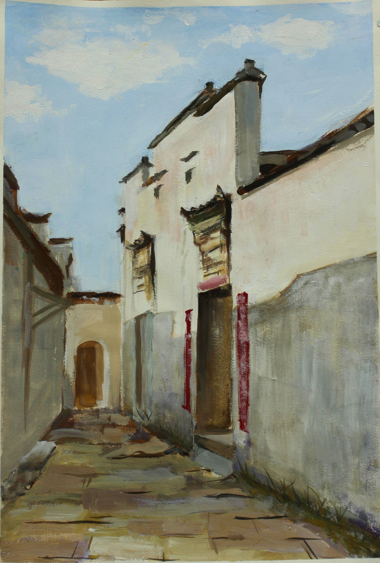 安徽 南屏写生|插画|商业插画|harrydesigner - 原创作品 - 站酷