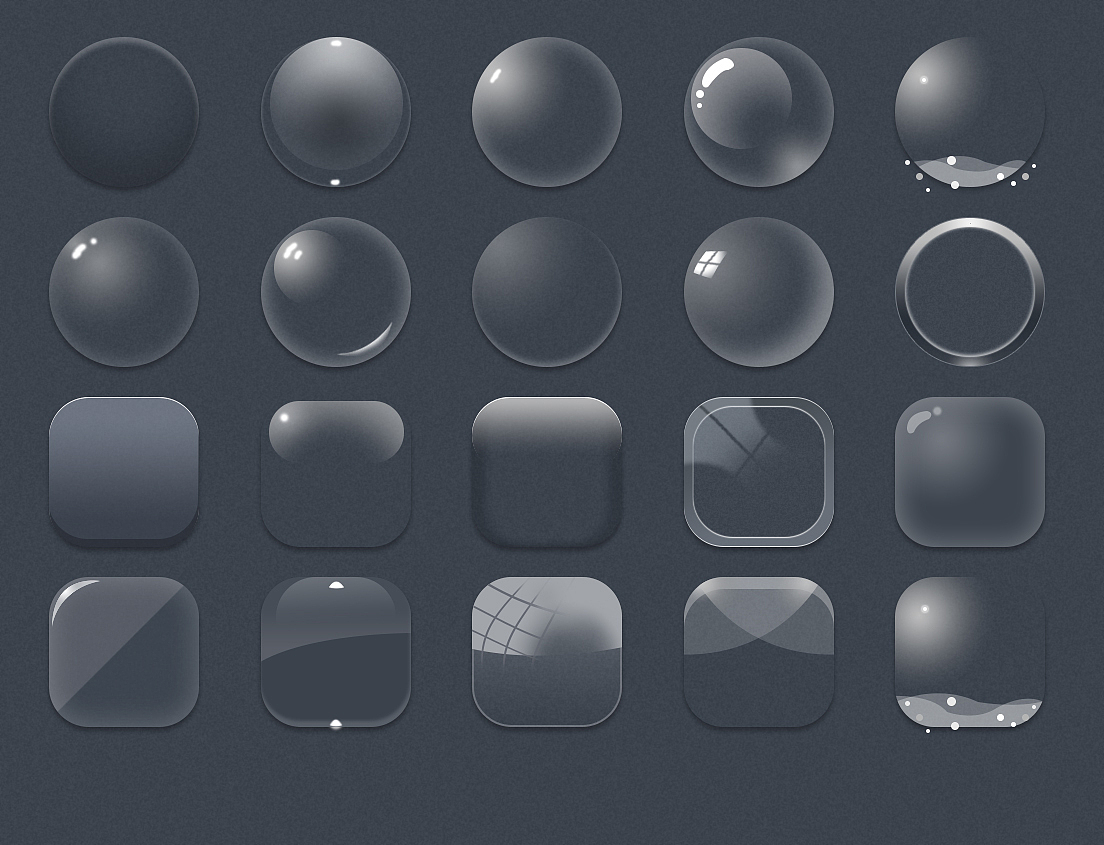 光感icon效果|ui|图标|三分九生_临摹作品-站酷(zcool)