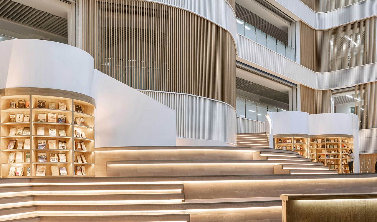 商丘学院图书馆 | shangqiu university library_yinian壹念叁仟-站酷