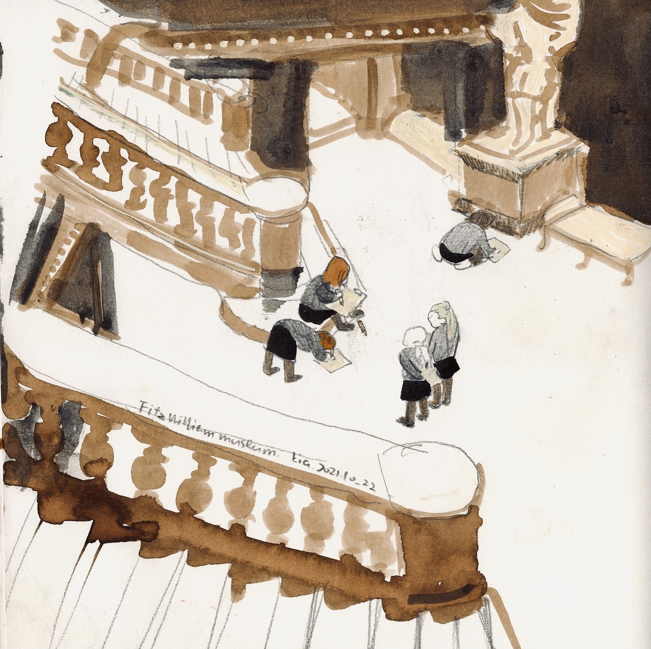 速写本:人物 乐队 酒吧 街景（图ZMjc1NTQ0MTM2） - 艺术插画 - 站酷设计师小肥鸡lia原创素材 - 站酷ZCOOL