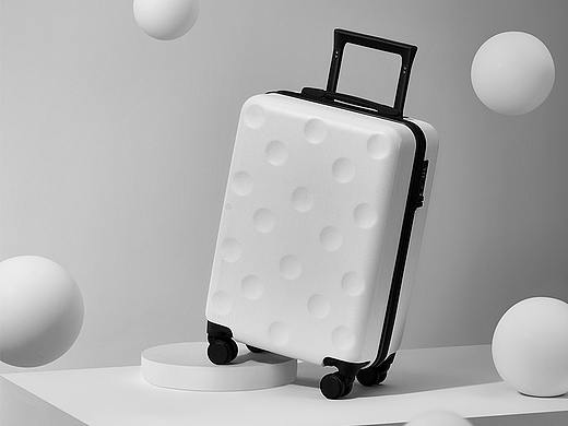 趣玩出行 奶酪纯PC拉链拉杆箱 | 箱包  X 美集影像